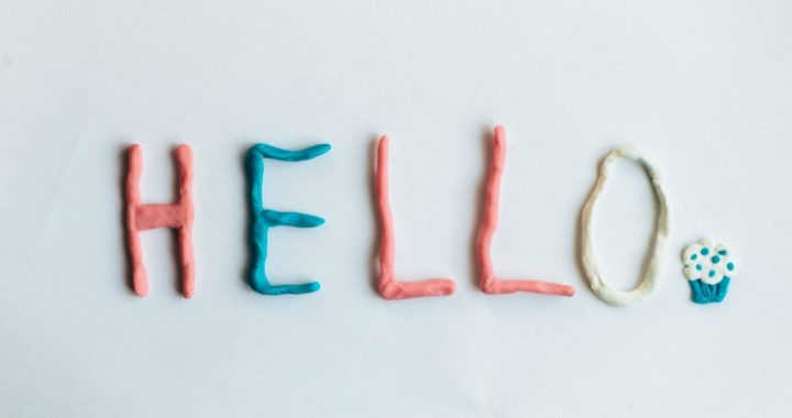 photo of orange yellow and red hello molding clay